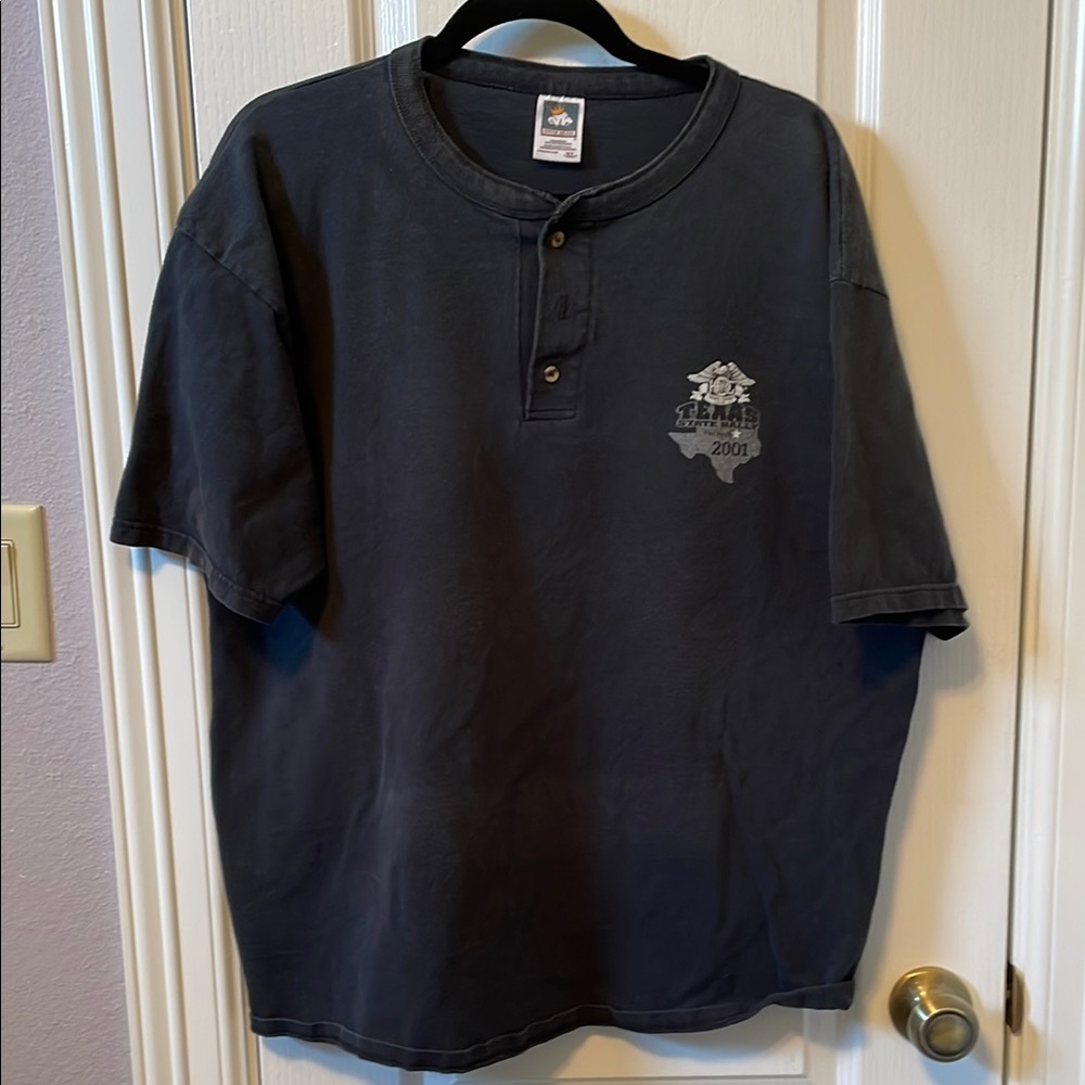 Vintage Black Graphic Men's Shirt